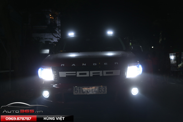 Ranger 2015 nâng cấp toàn diện ánh sáng  - Bi Hella 5 2016 Limited Mod riêng - Xenon Philips D1S 4800k x-tremeVision